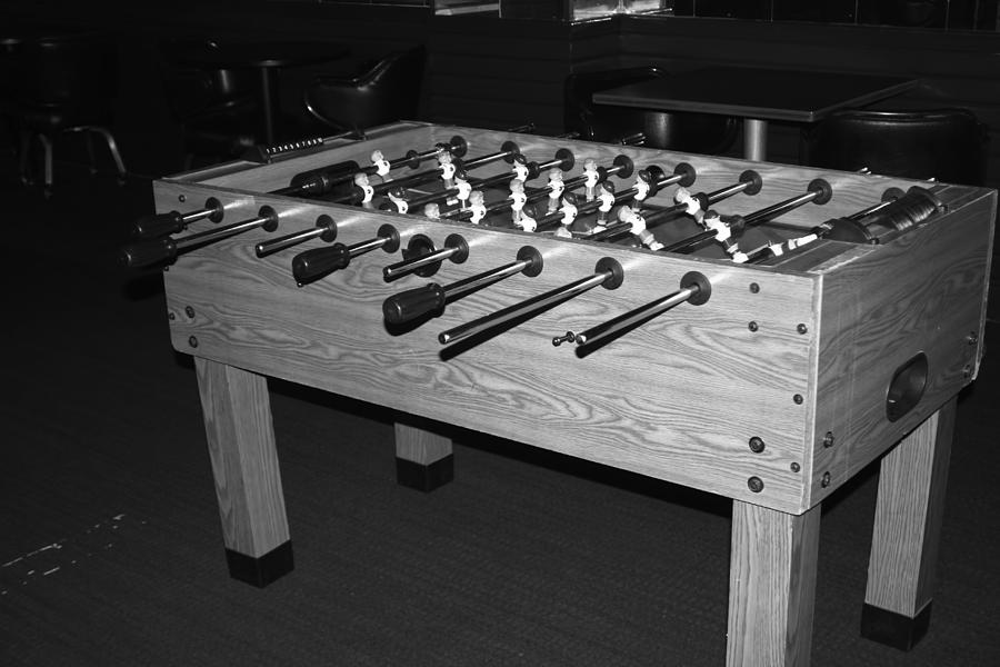FoosBall Table Photograph by Cathy Anderson