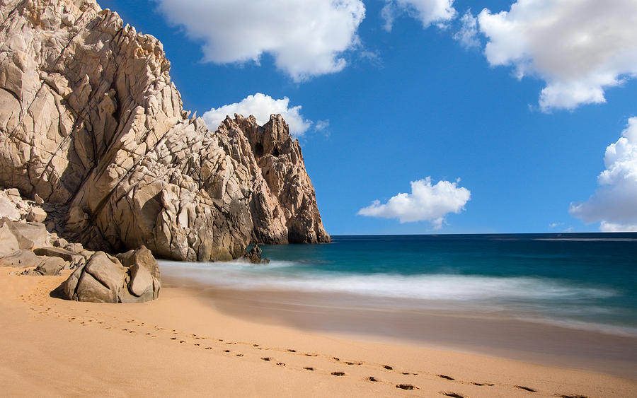 Foot Prints in Cabo Photograph by David Cornelius - Fine Art America