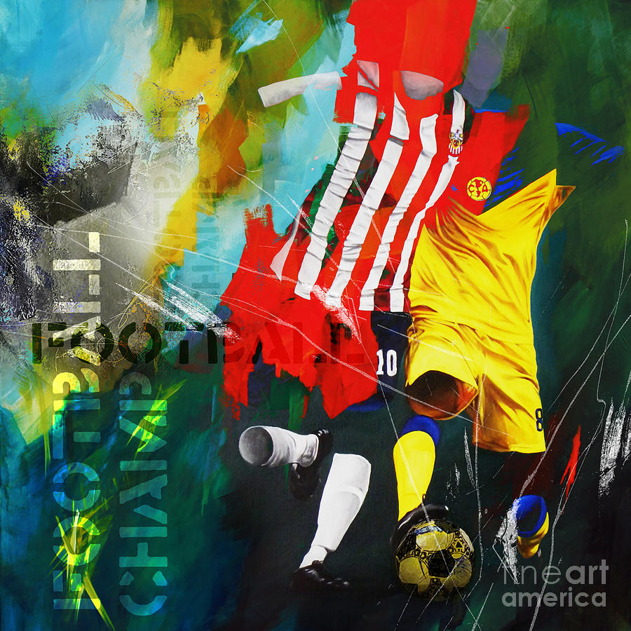 Football 3342K Painting by Gull G