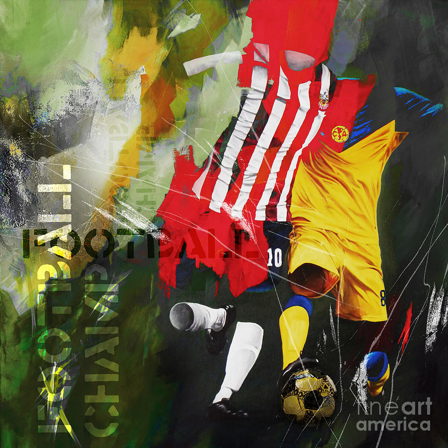 Football 675KK Painting by Gull G