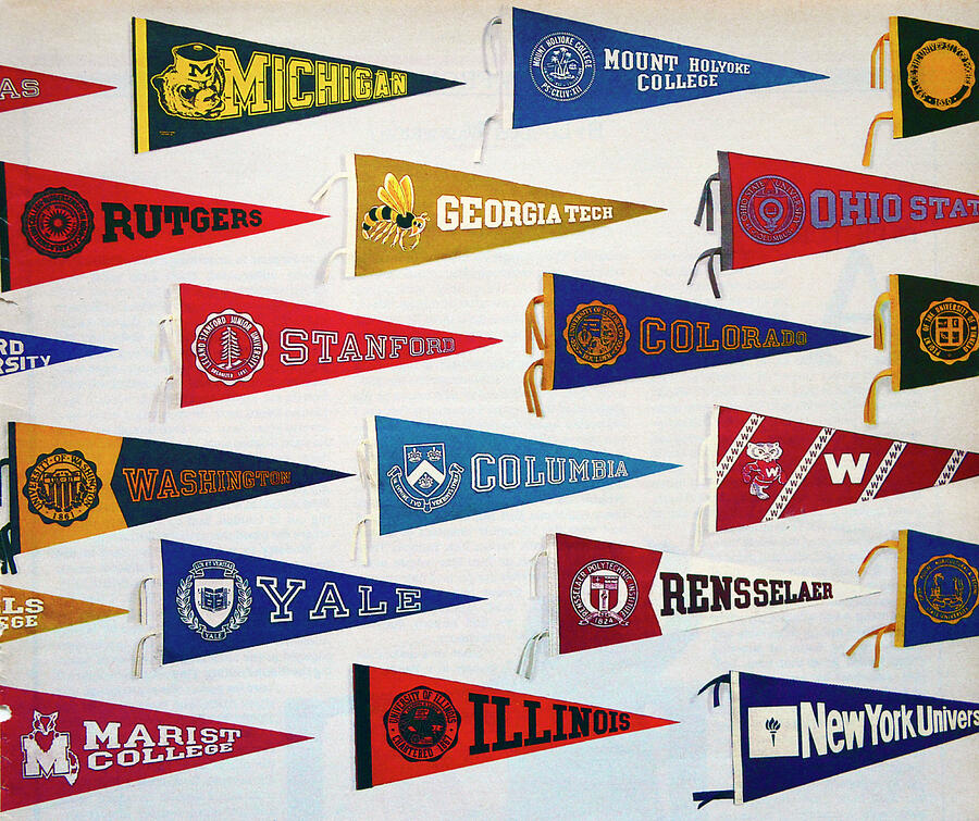 Football Banners - 1 Photograph by Paul W Faust - Impressions of Light