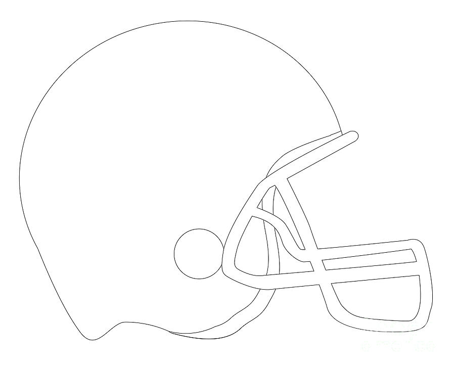 How to Draw a Football Helmet Easy Step by Step 