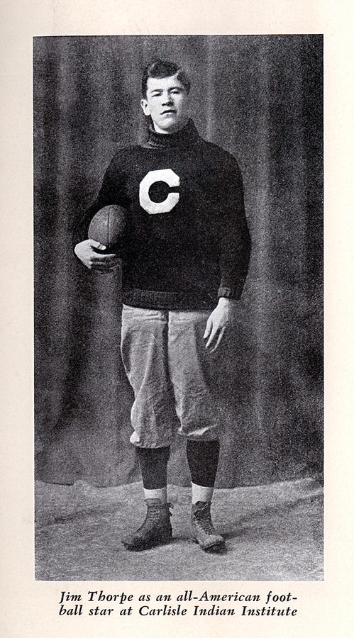 Carlisle Indian Football Jim Thorpe #10 Photo 8x10 