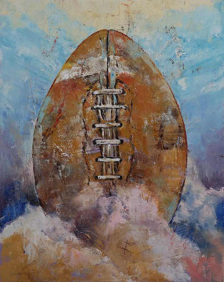 Football Painting by Michael Creese - Pixels