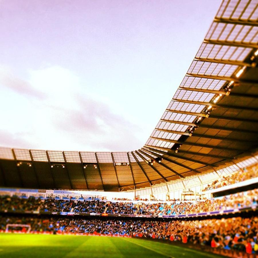Soccer Photograph - City of Manchester Stadium by Janan Yakula