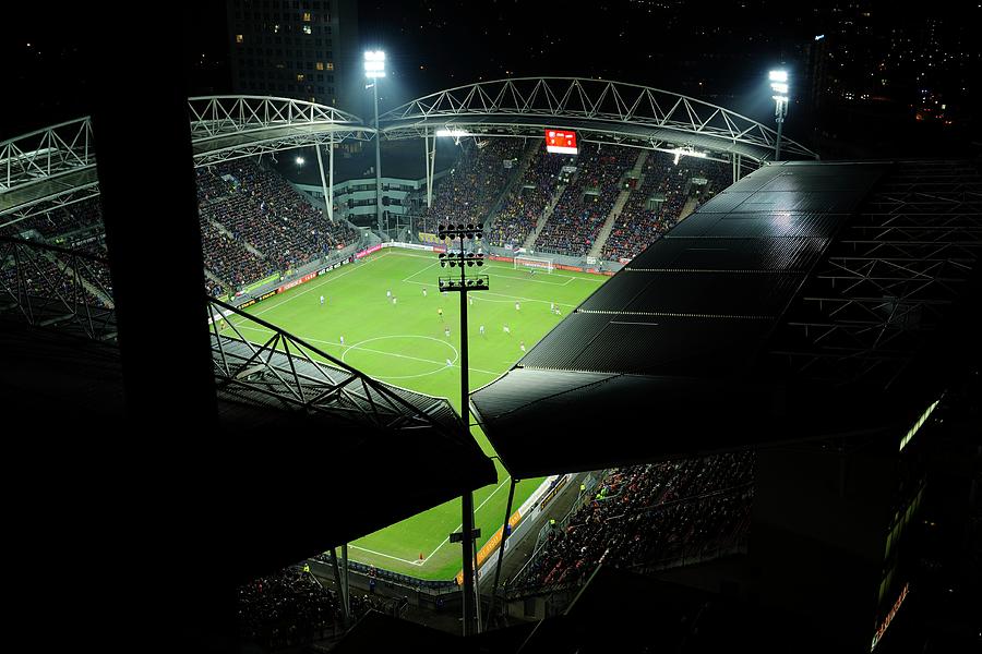 Football stadium FC Utrecht during a match in the evening 277 Photograph by Merijn Van der Vliet