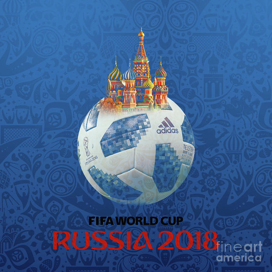 Football World Cup in Russia  Painting by Gull G