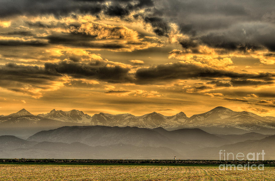 Foothills And Gold Photograph by Greg Summers - Fine Art America