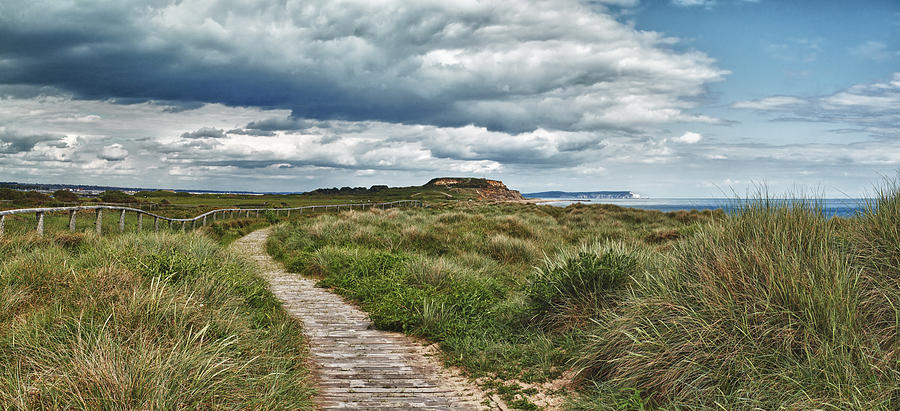 Footpath to Hengistbury Head by Adrian Brockwell Footpath to Hengistbury Head by Adrian Brockwell
