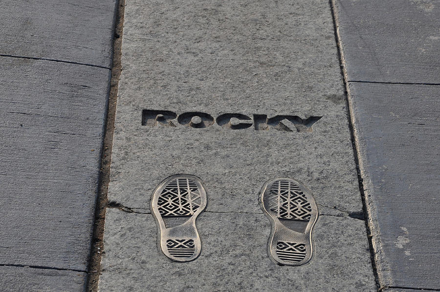 Rocky Movie Photograph - Footsteps - Rocky by Bill Cannon