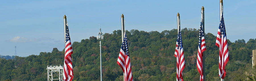 Flag Photograph - For All The Fallen by Aaron Martens