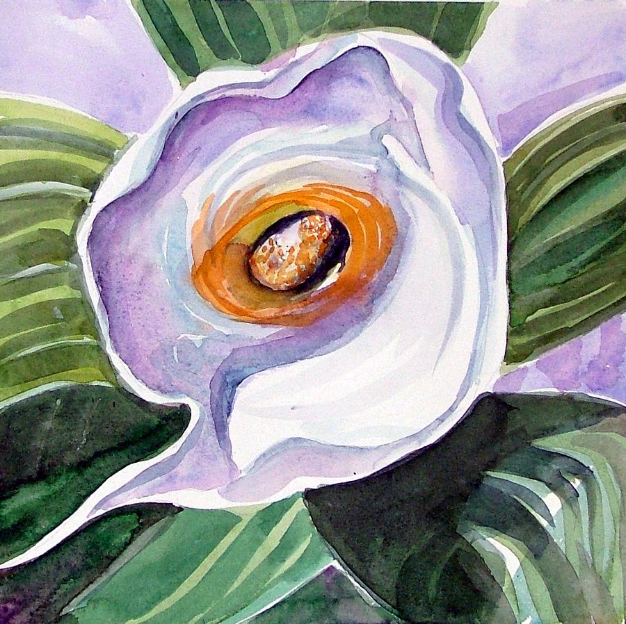 Lily Painting - For Georgia O Keefe by Mindy Newman