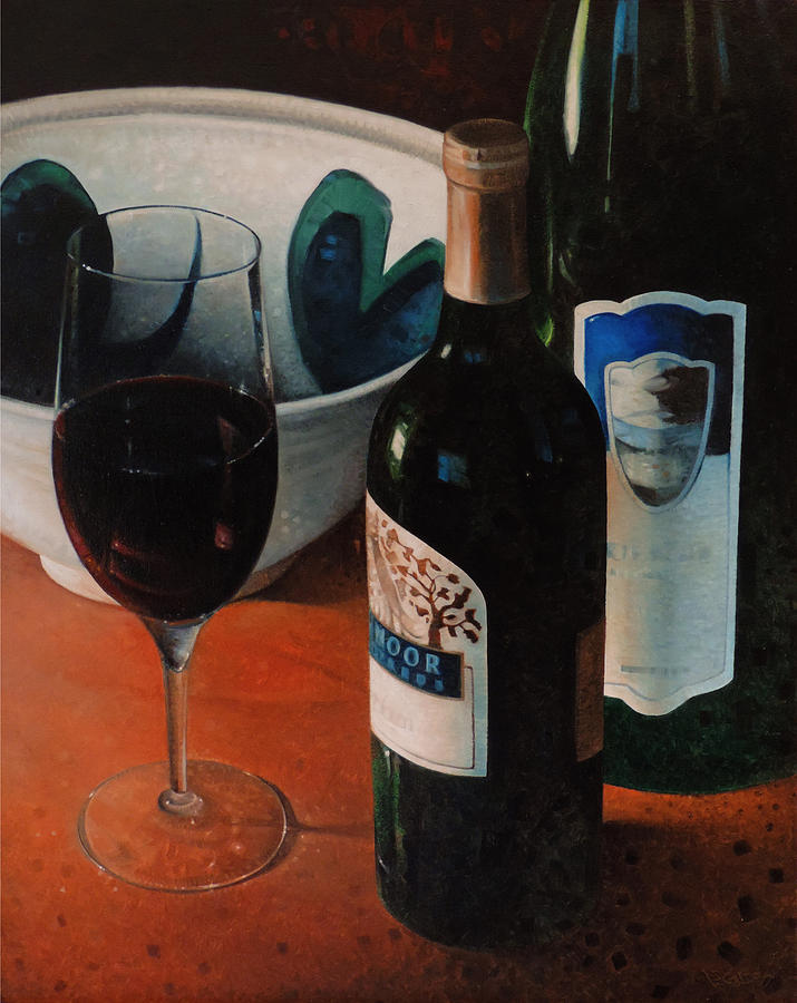 For Love of Wine Painting by T S Carson