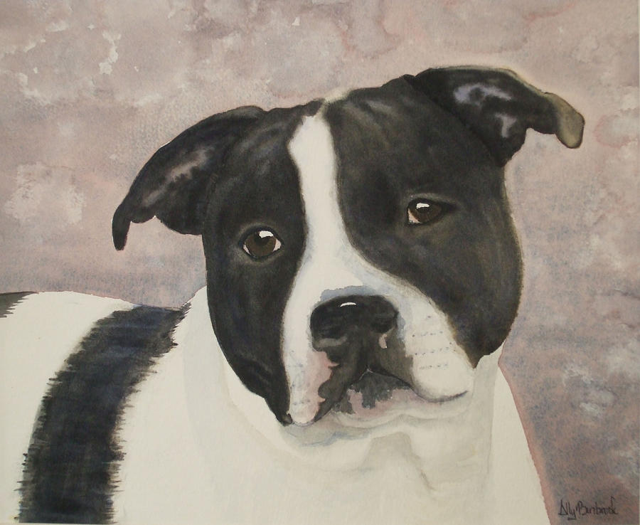 Dog Painting - For Me by Ally Benbrook