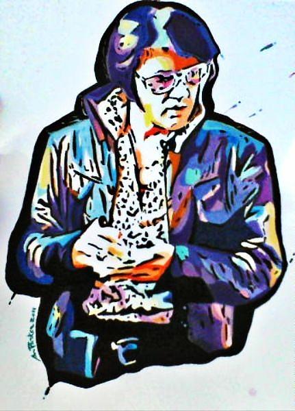 Elvis Presley Painting - For my fans by A Parker