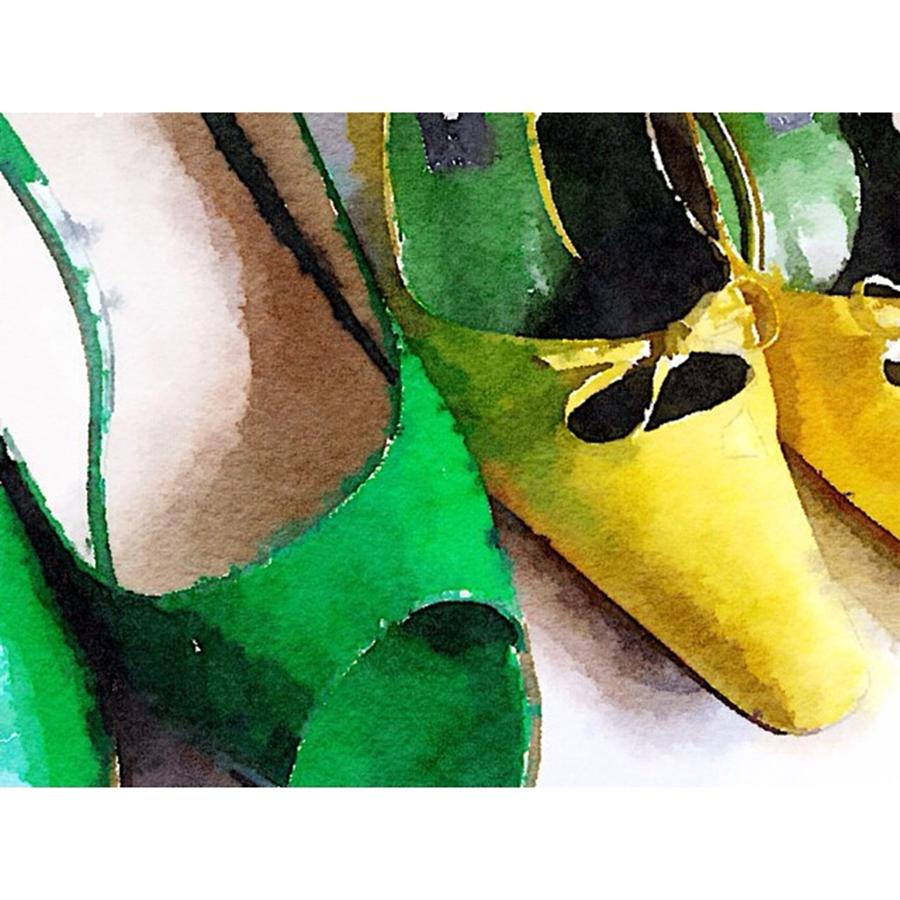 Waterlogue Photograph - For Shoe Queens (2 Of 2). #waterlogue by Peter Bryenton
