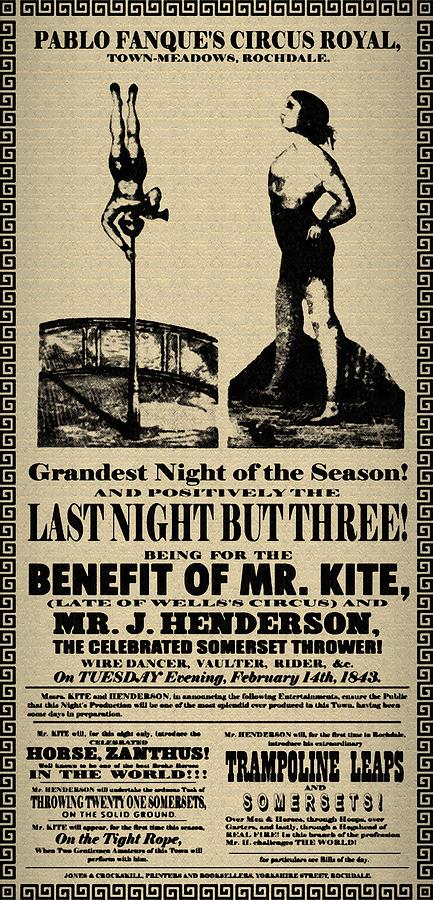 For the Benefit of Mr Kite Digital Art by Bill Cannon