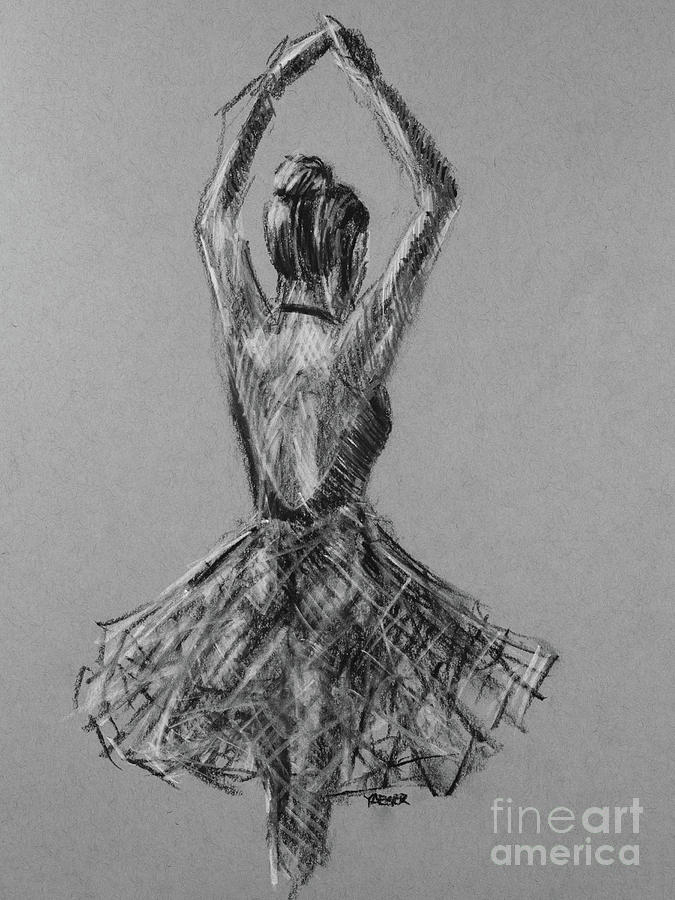 For the Love of Dance Drawing by Robert Yaeger