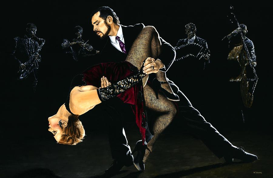 Music Painting - For the Love of Tango by Richard Young