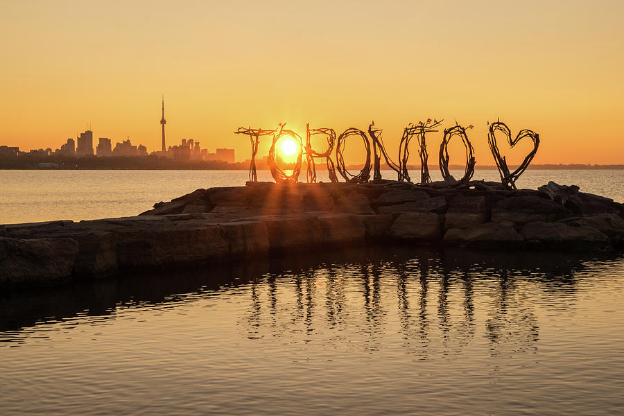 Skyline Photograph - For the Love of Toronto by Georgia Mizuleva