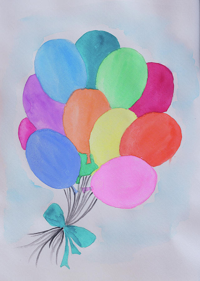 Watercolor Painting - For You by Iryna Goodall