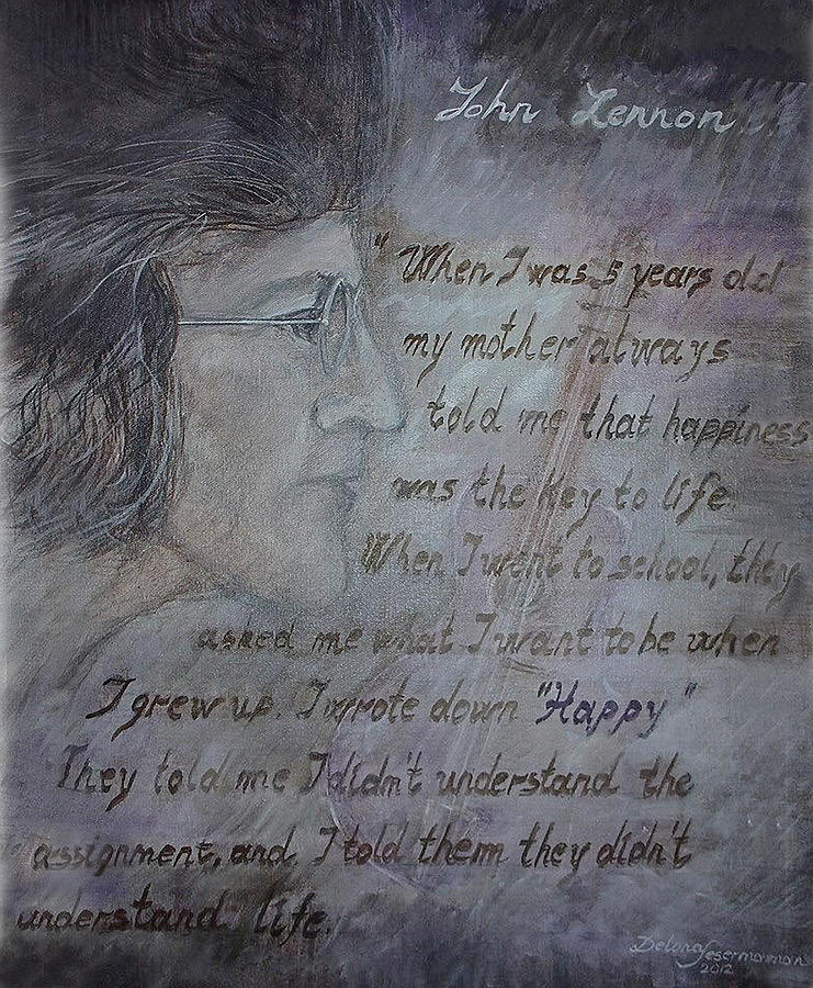 For you John Painting by Delona Seserman