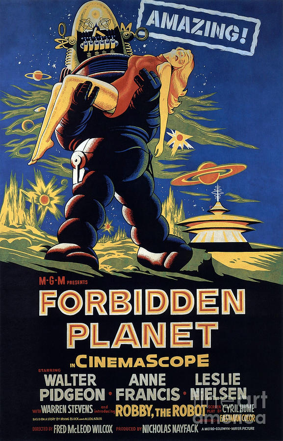 Forbidden Planet Amazing Poster Photograph by Vintage Collectables