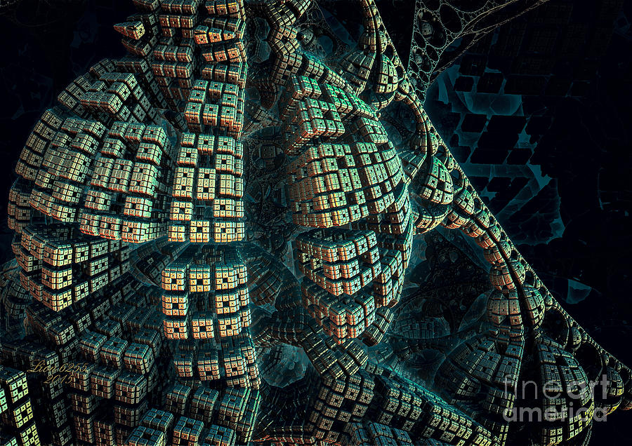 Abstract Digital Art - Forbidden Planet by Melissa Messick