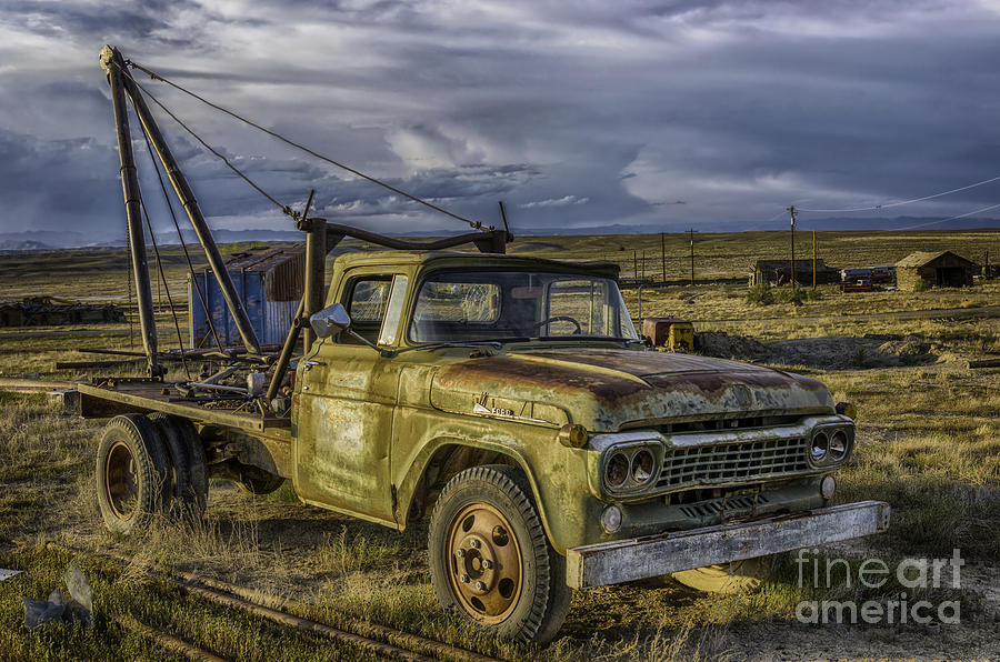 Ford 1958 - F-Series pickup  Photograph by Bitter Buffalo Photography