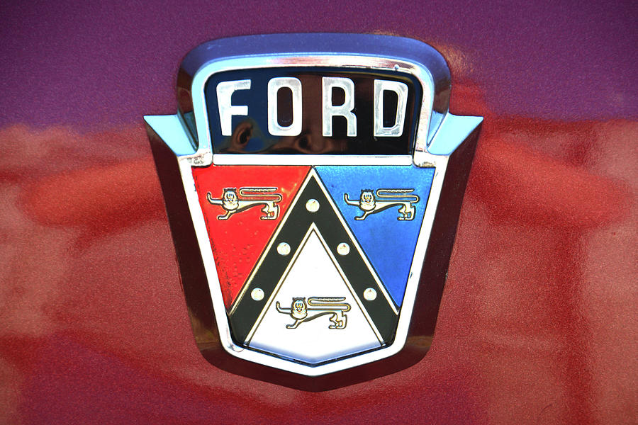 Ford Badge Photograph by Mike Martin - Fine Art America