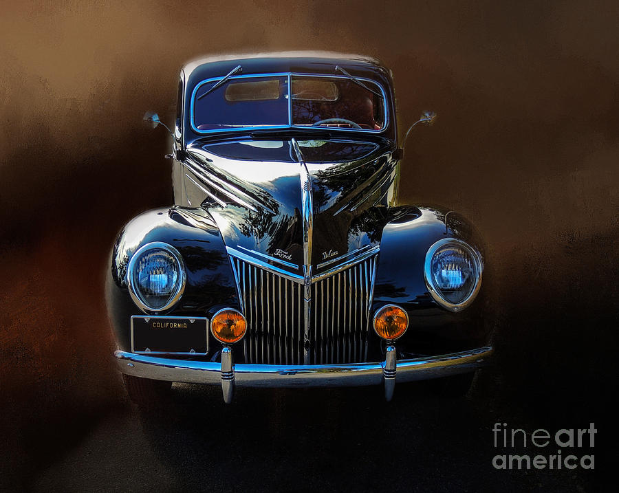 Ford Deluxe Coupe Two Door Photograph by Mim White
