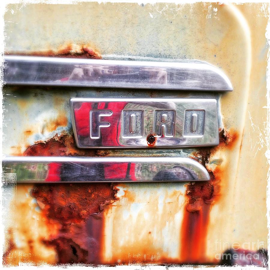 Ford Details Photograph by Terry Rowe