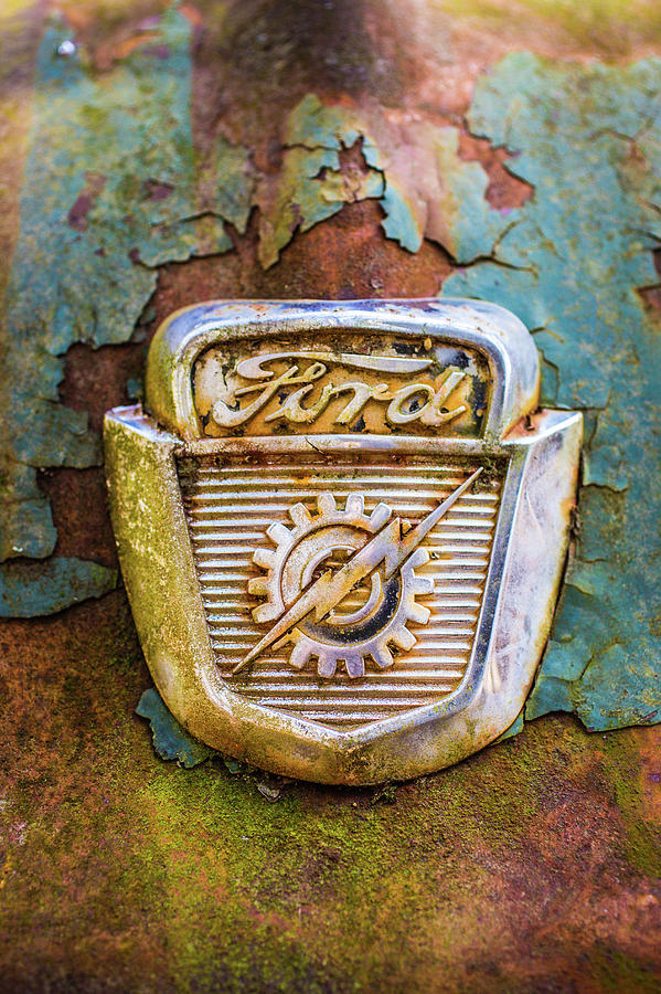 Ford emblem Photograph by Matthew Pace