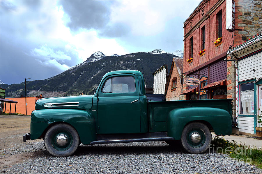 Ford F1 Pickup Truck in Silverton in Colorado Photograph by Catherine Sherman
