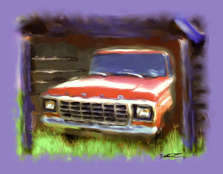 Ford F150 Painting by Dale Turner