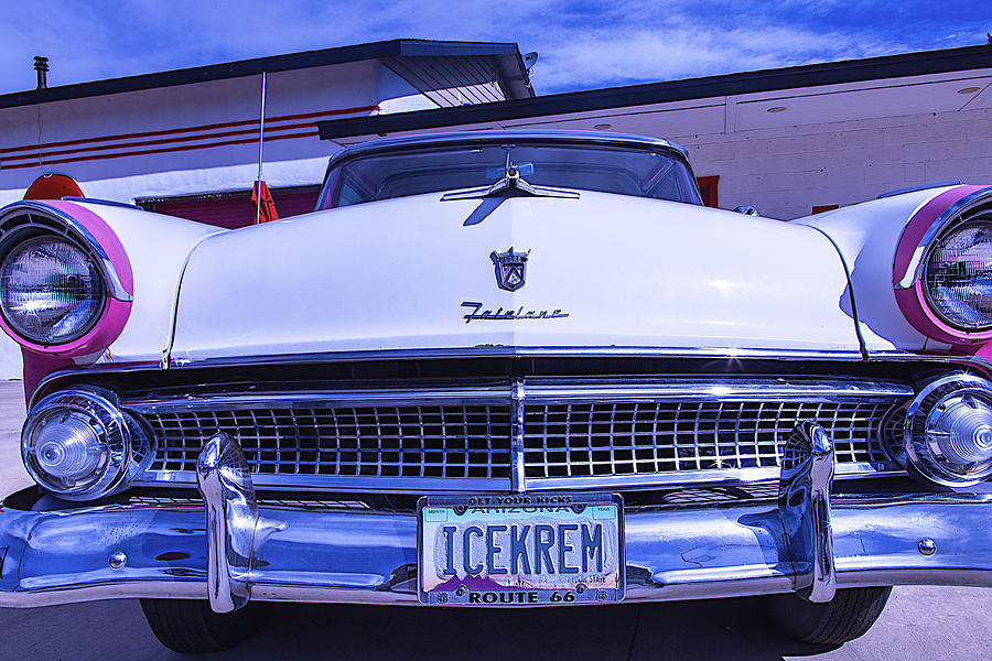 Ice Cream Photograph - Ford Fairlane by Garry Gay