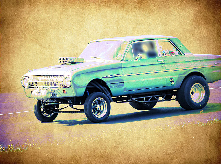 1963 Ford Falcon Photograph - Ford Falcon Gasser by Steve McKinzie.
