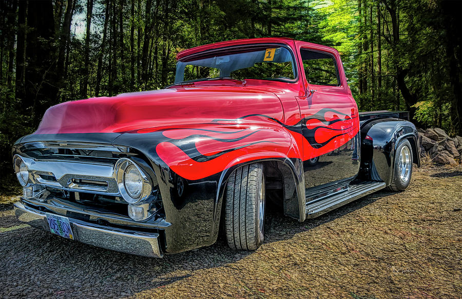 Ford Flame Truck Photograph by Bill Posner