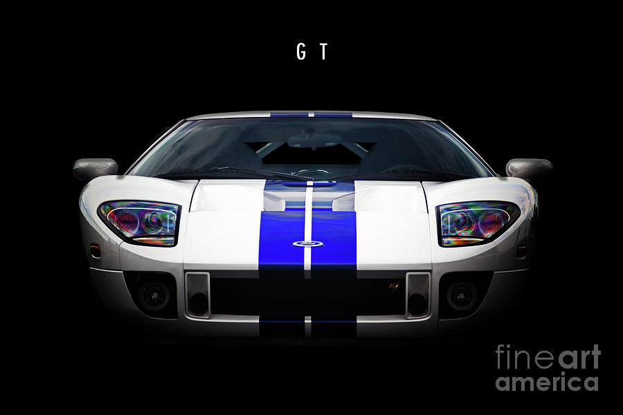 Ford GT Digital Art by Airpower Art