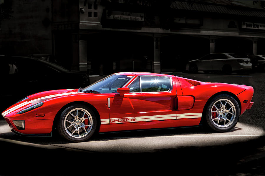 Ford GT - Red Photograph by Gene Parks