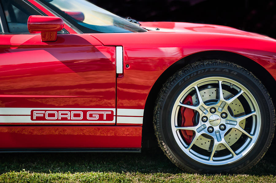 Ford GT Side Emblem - Wheel -ck2352c Photograph by Jill Reger