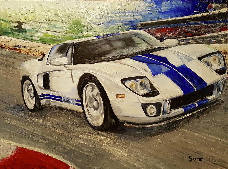 Ford GT Painting by Sunel De Lange