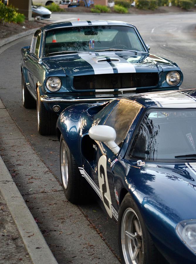 Ford GT40  Mustang Photograph by Dean Ferreira