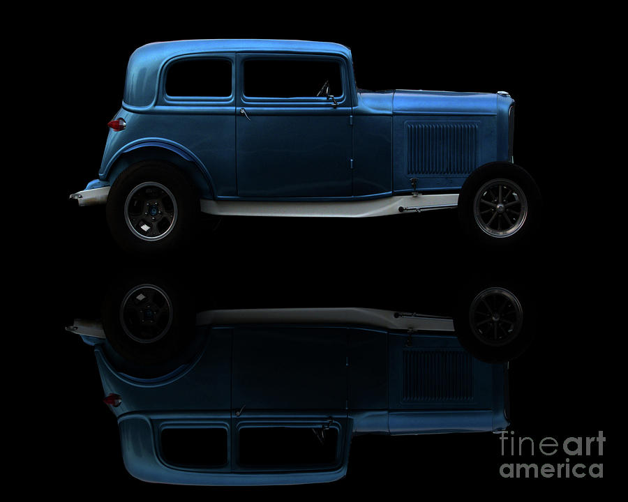 Ford Hot Rod Reflection Photograph by Baggieoldboy