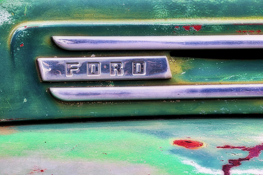 Ford in Chrome Photograph by Jerry Fornarotto