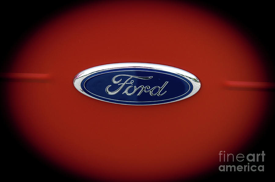 Ford Logo Photograph by Deborah Klubertanz