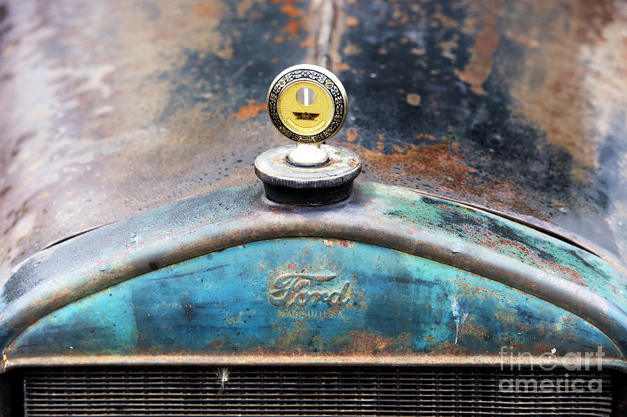 Car Photograph - Ford Made In USA Rat Rod by Tim Gainey