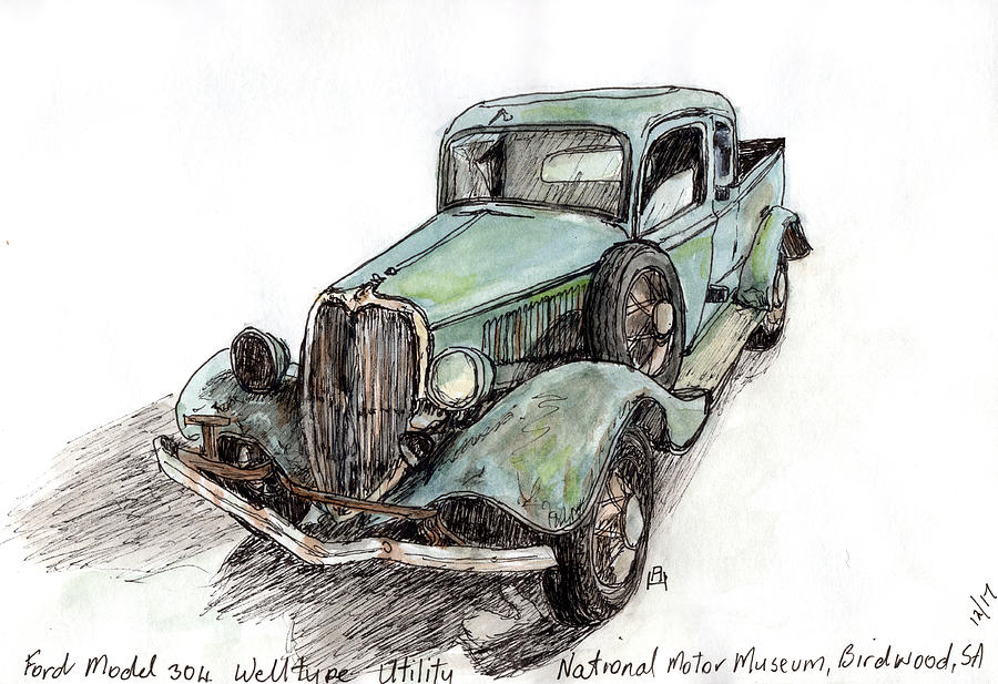 model a ford drawing