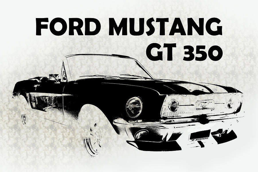 Ford Mustang Gt 350 Digital Art