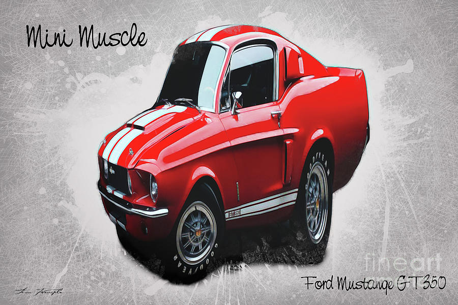 Ford Mustang GT350 Digital Art by Tim Wemple